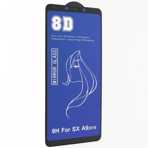 Захисне скло 8D для Samsung A9 2018 синє-0