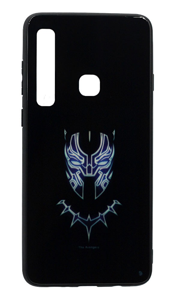 Накладка LUMINOUS GLASS для  Samsung A9 (2018)/A920 (Black Panther)-0