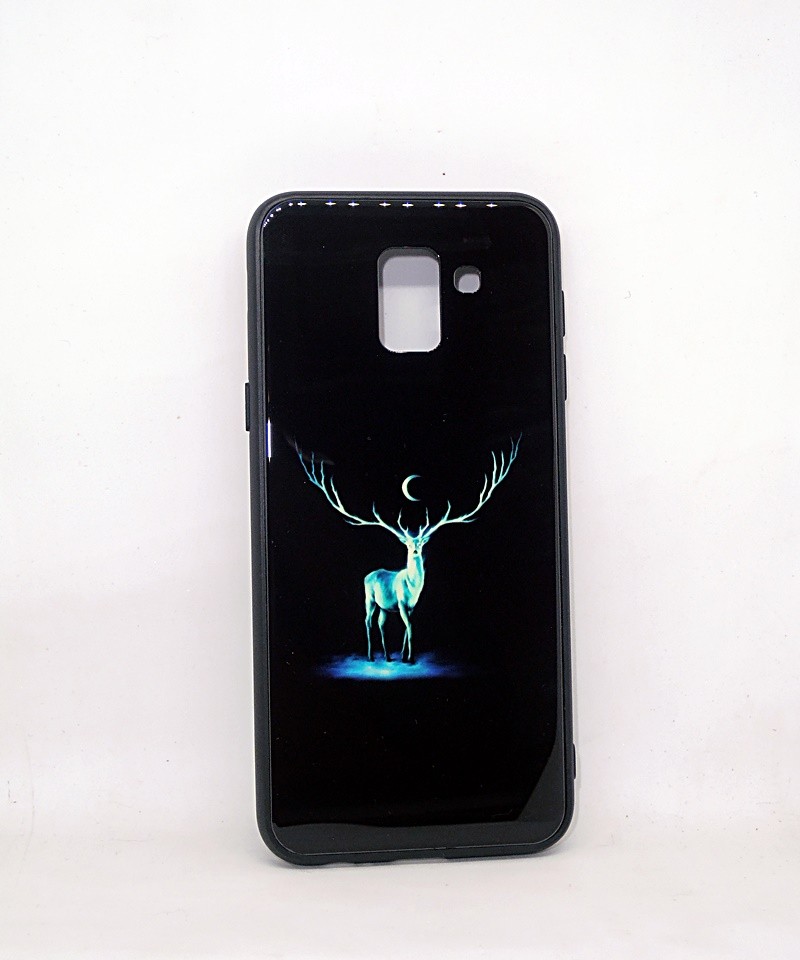 Накладка LUMINOUS GLASS для  Samsung A9 (2018)/A920 (Deer)-0