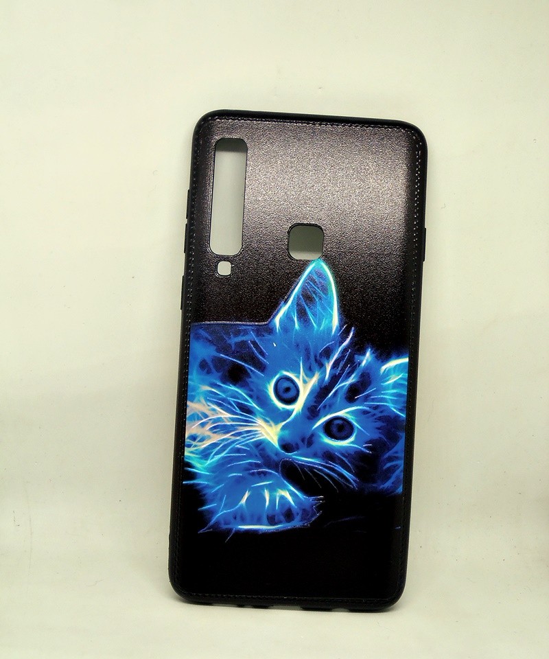 Накладка для  Samsung A9 (2018)/A920 "Котик"-0