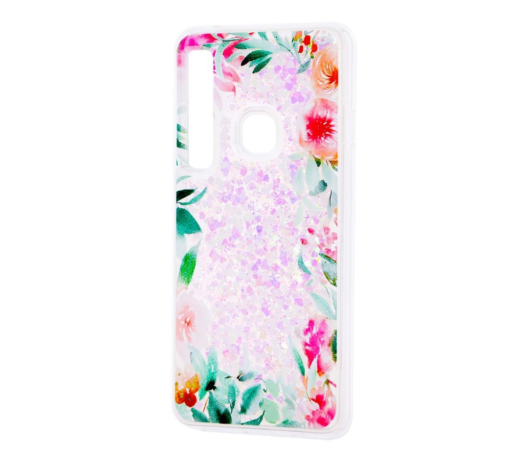 Накладка Lovely Stream для Samsung A9 (2018) "Flowering corners"-0