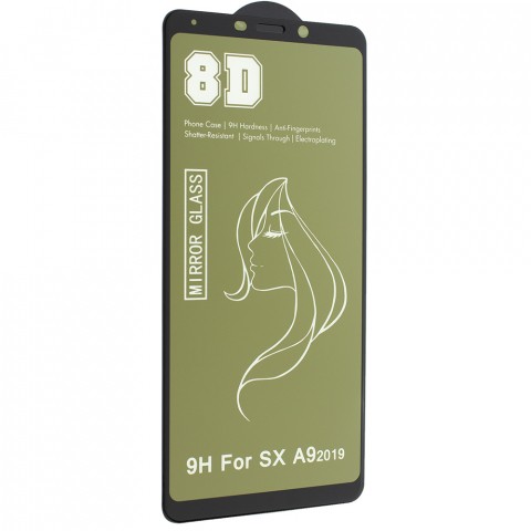 Захисне скло 8D для Samsung A9 2018 золоте-0