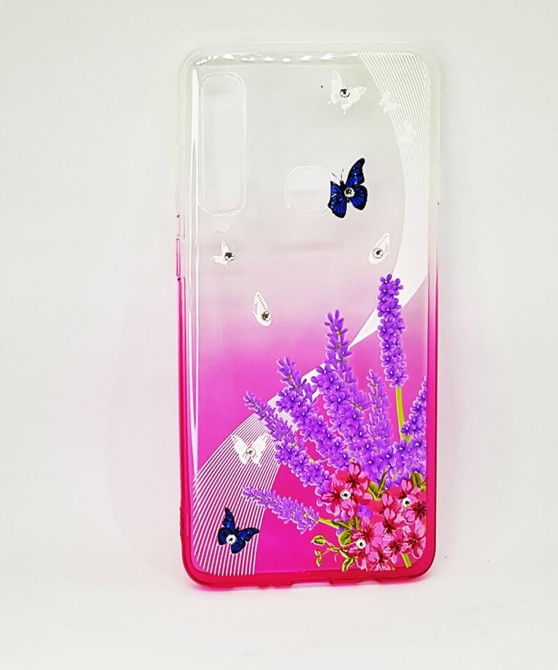 Накладка Glamour Ambre для Samsung A9 (2018) "Лаванда"-0
