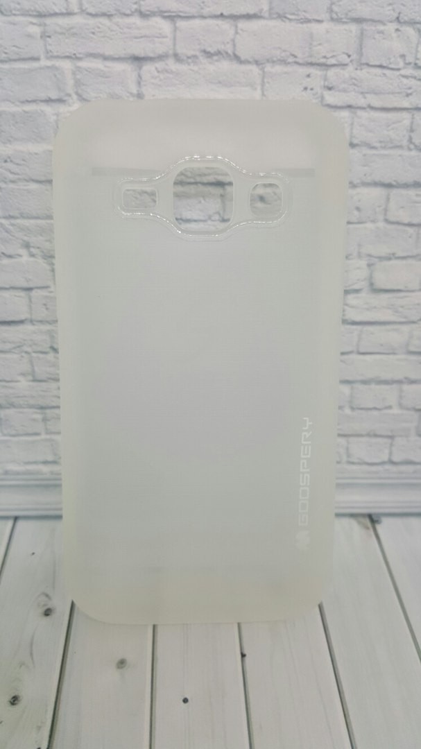 Накладка Goospery  для Samsung J1 J100 біла-0
