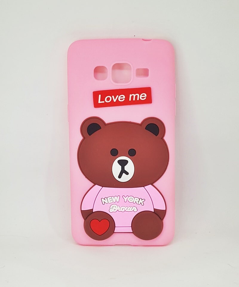 Накладка Love Me для Samsung J2 Prime/Grand Prime G530 рожева-0