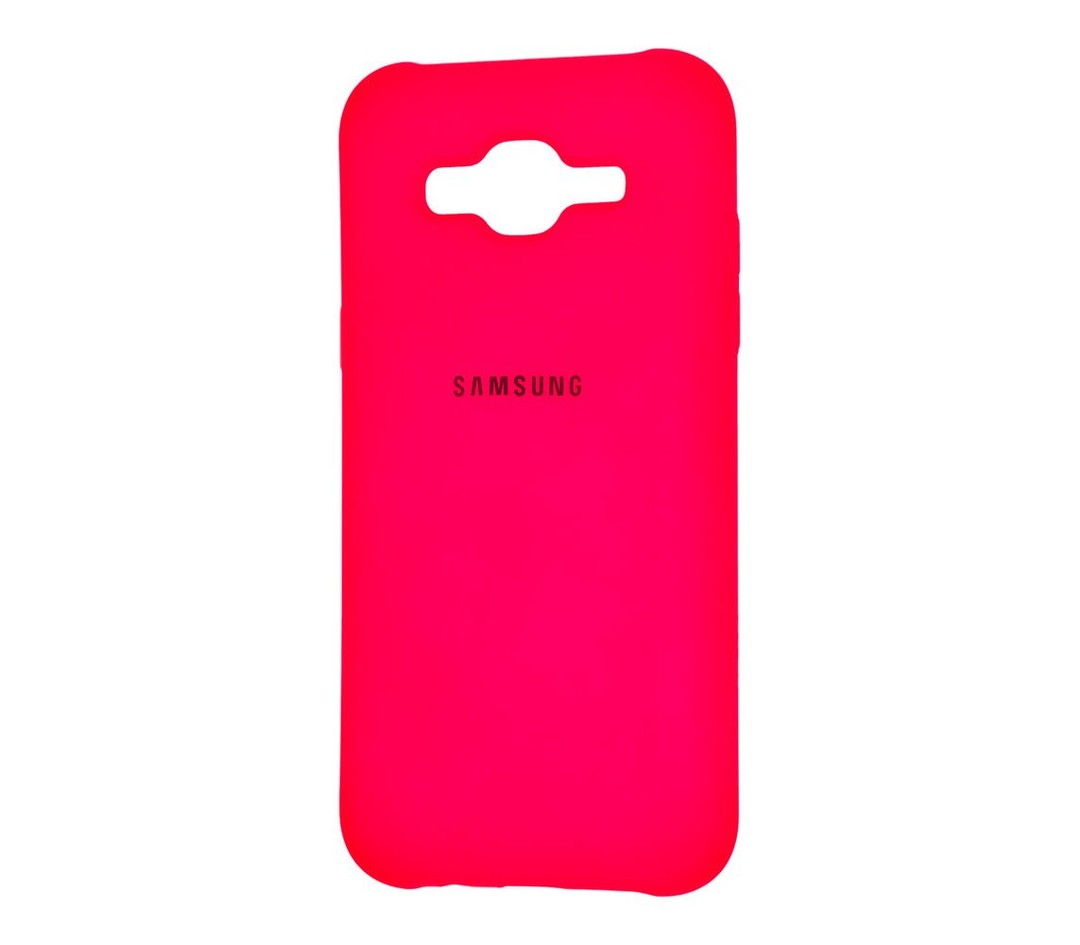 Silicone Case для Samsung J2 Prime/Grand Prime G530/531 (Rose Red)-0