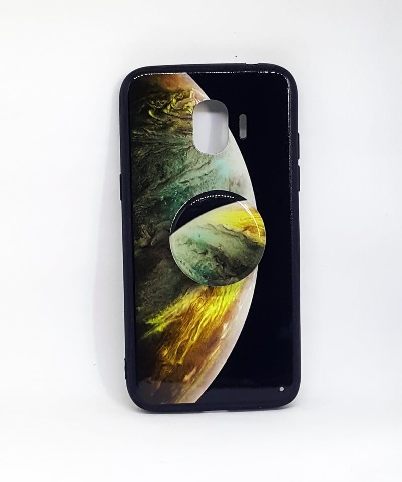 Накладка Axmart для Samsung J2 (2018)/J250 зелена планета-0
