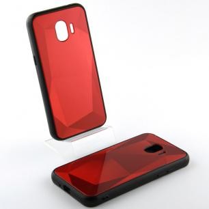 Накладка ROCK 3D Crystal  SAMSUNG J2 Core (2018) / J260 (Красный)-0