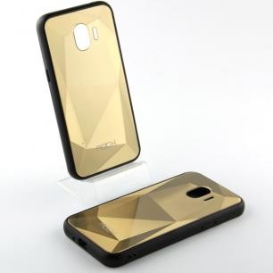 Накладка ROCK 3D Crystal  SAMSUNG J2 Core (2018) / J260 (Золото)-0
