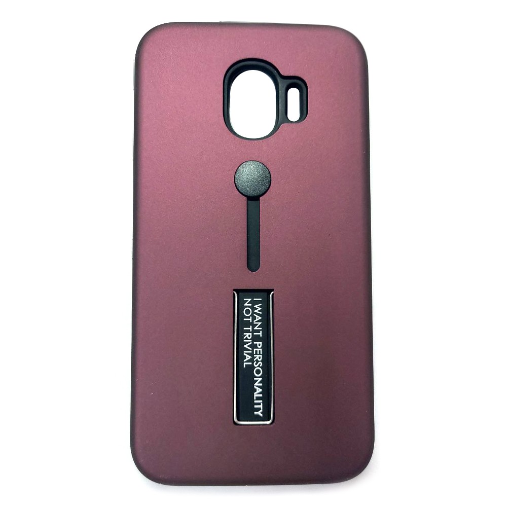 Накладка Kickstand для Samsung J2 2018 J250 (Коричнева)-0