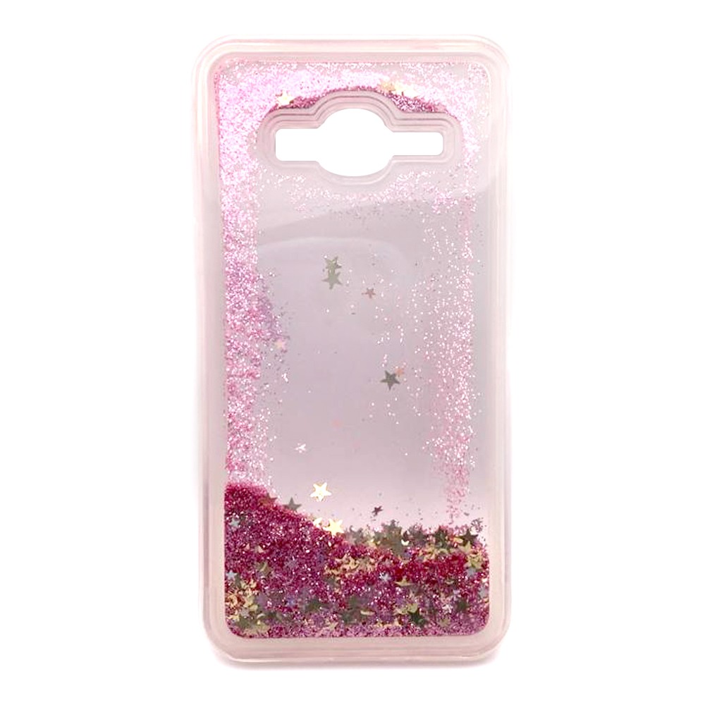 Накладка Aqua для Samsung J3 J300/J310/J320 золоті зірочки-0