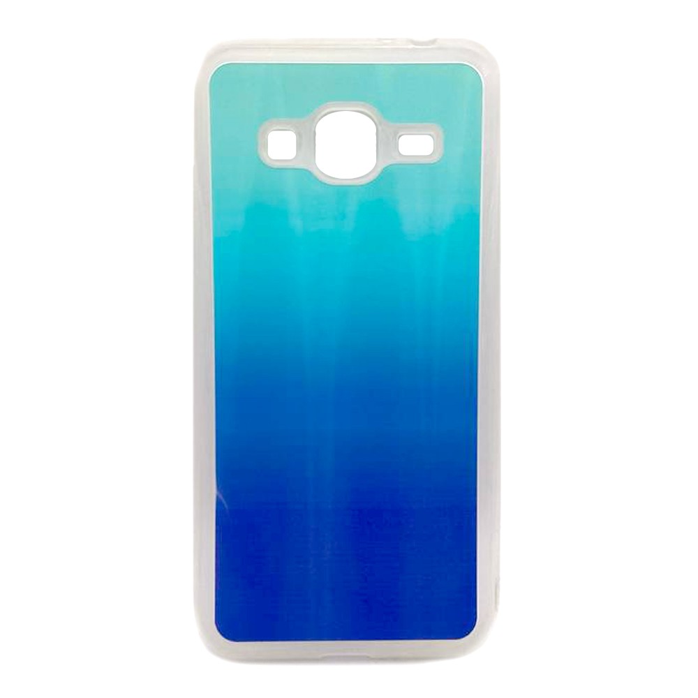 Чохол для Samsung J3 J300/J310/J320 "Блакитний" (силікон)-0