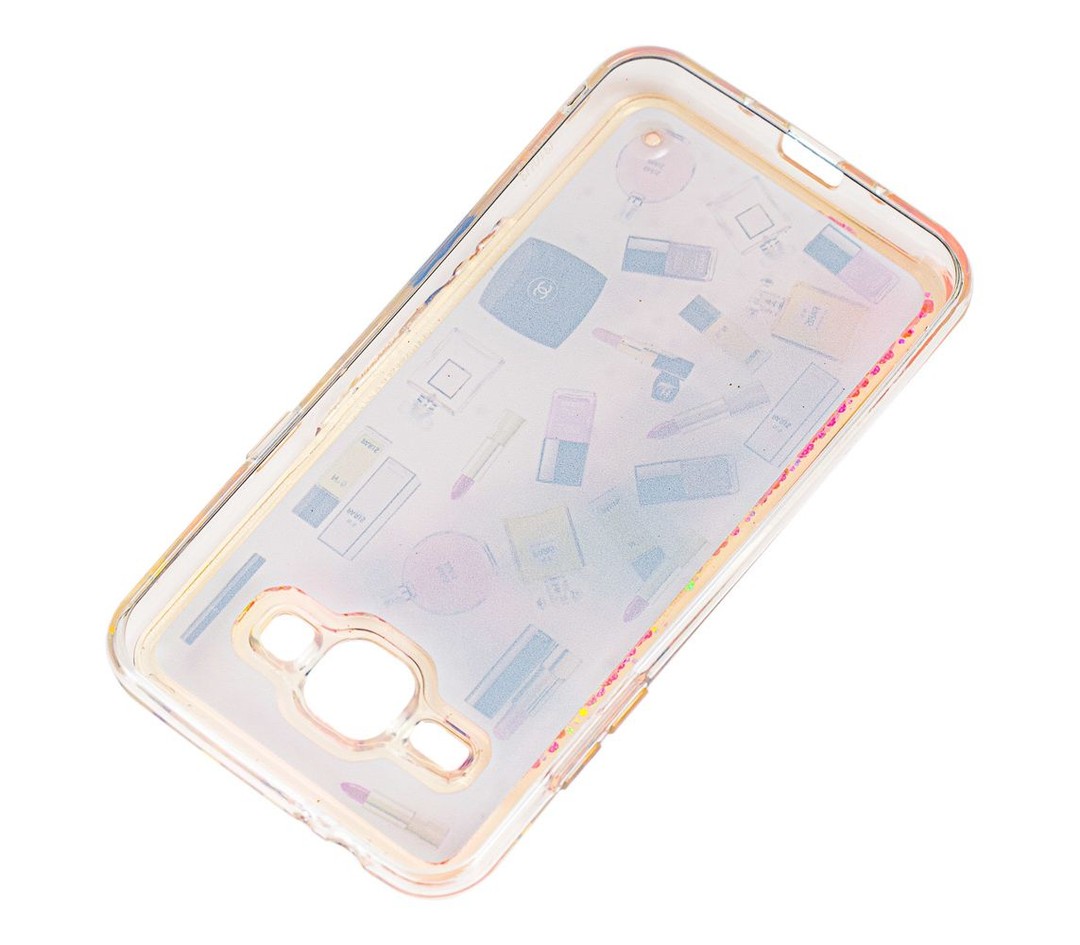 Накладка Косметик 3D Samsung J3 J300/J310/J320 перламутрова-2
