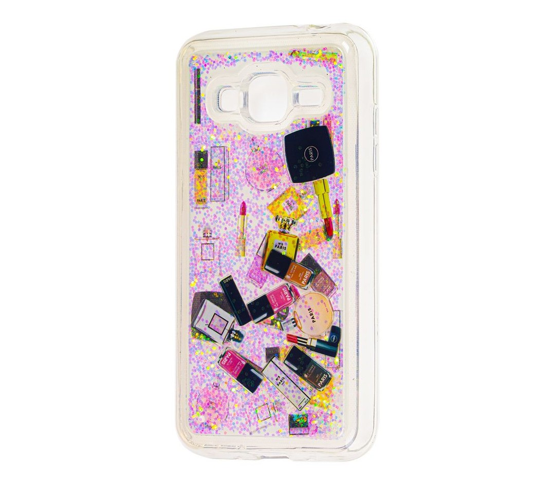 Накладка Косметик 3D Samsung J3 J300/J310/J320 рожева-0