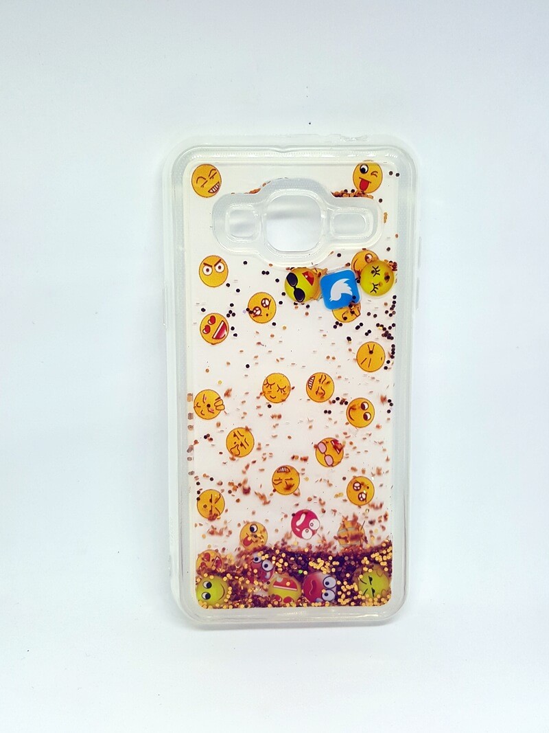 Накладка "Smile" для Samsung J3 J300/J310/J320 (переливається)-0