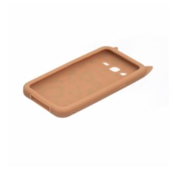 Накладка 3D Cat для Samsung J5 (2015) J500  Леопардовий кіт бежевий-3