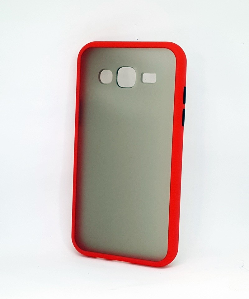 Накладка Totu Gingle для Samsung J5 (2015) J500 червоний з чорними кнопками-0