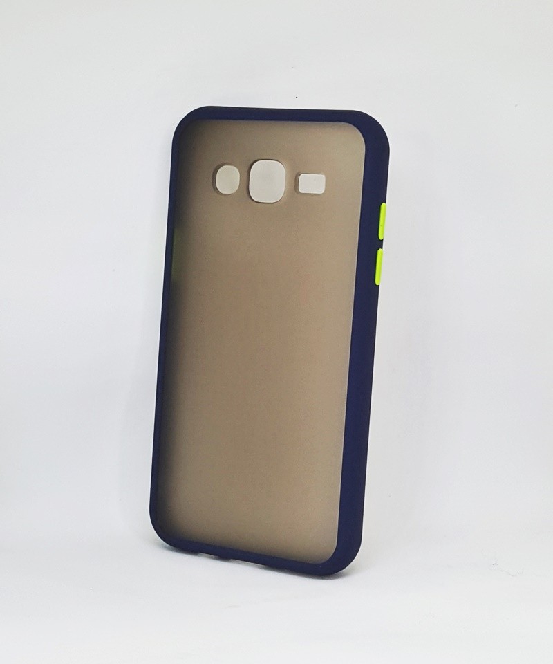 Накладка Totu Gingle для Samsung J5 (2015) J500 синій з зеленими кнопками-0