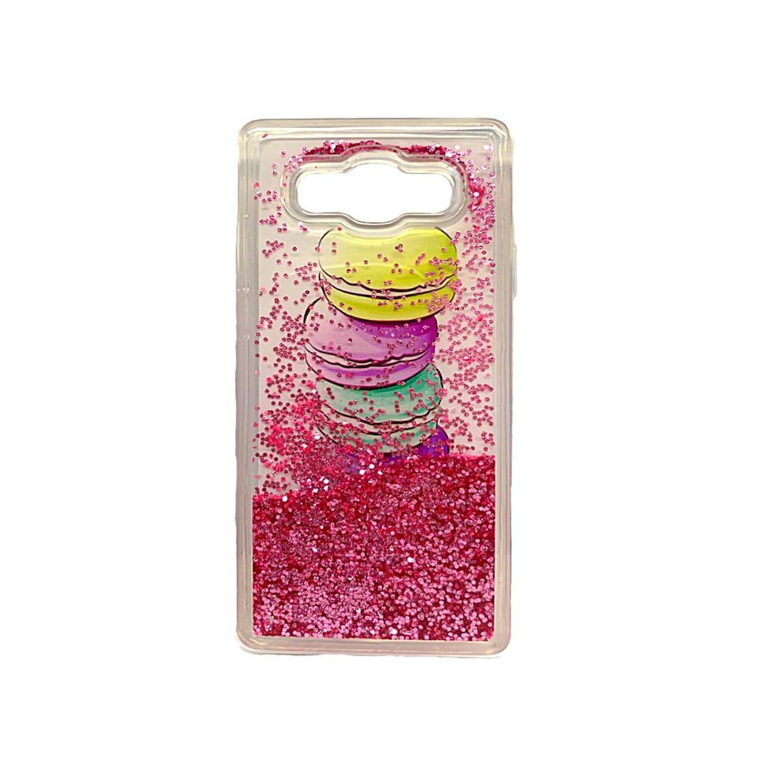Накладка Fluid Painted для Samsung J5 (2015) J500 "Макаруни" (переливається)-0