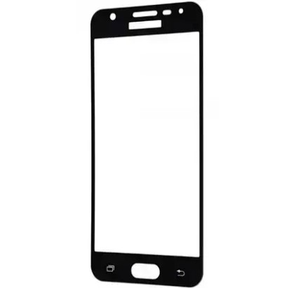 Захисне скло 9D для Samsung J5 2015 J500 з чорною рамкою-0