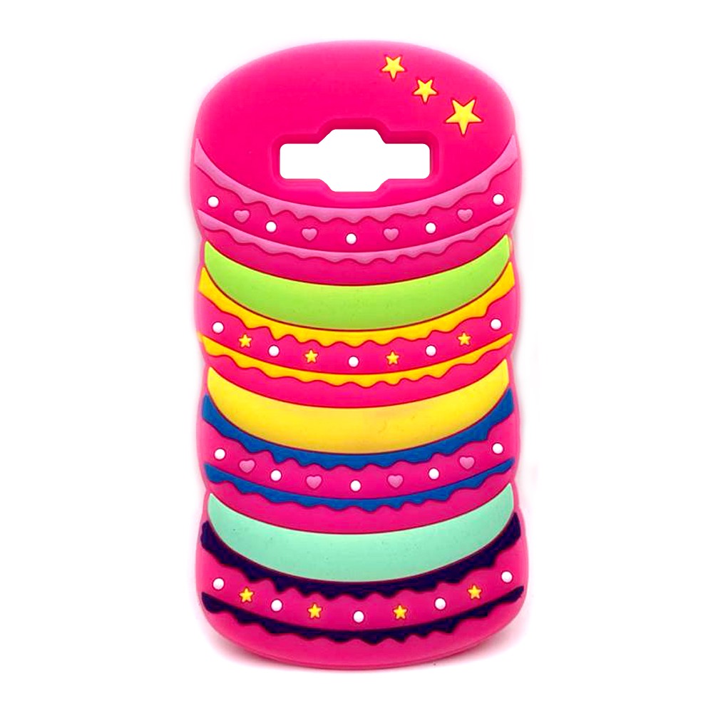 Накладка TOYS для Samsung J5 (2015) J500 макаруни малинові-0