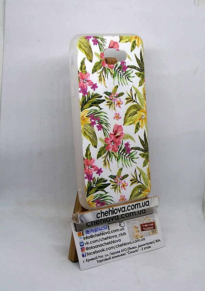 Накладка "Прованс" для Samsung J5 Prime G570F tropical flower-0