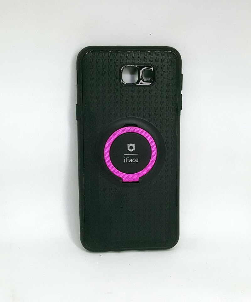 Накладка iFace для Samsung J5 Prime G570F рожеве кільце-0