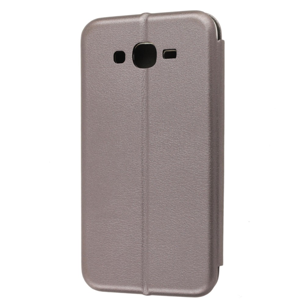 Книжка Premium для Samsung J7 (2015) J700 / J7 Neo J701 сіра-1