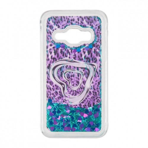 Накладка Aqua для Samsung J3 J300/J310/J320 Purple Heart-0