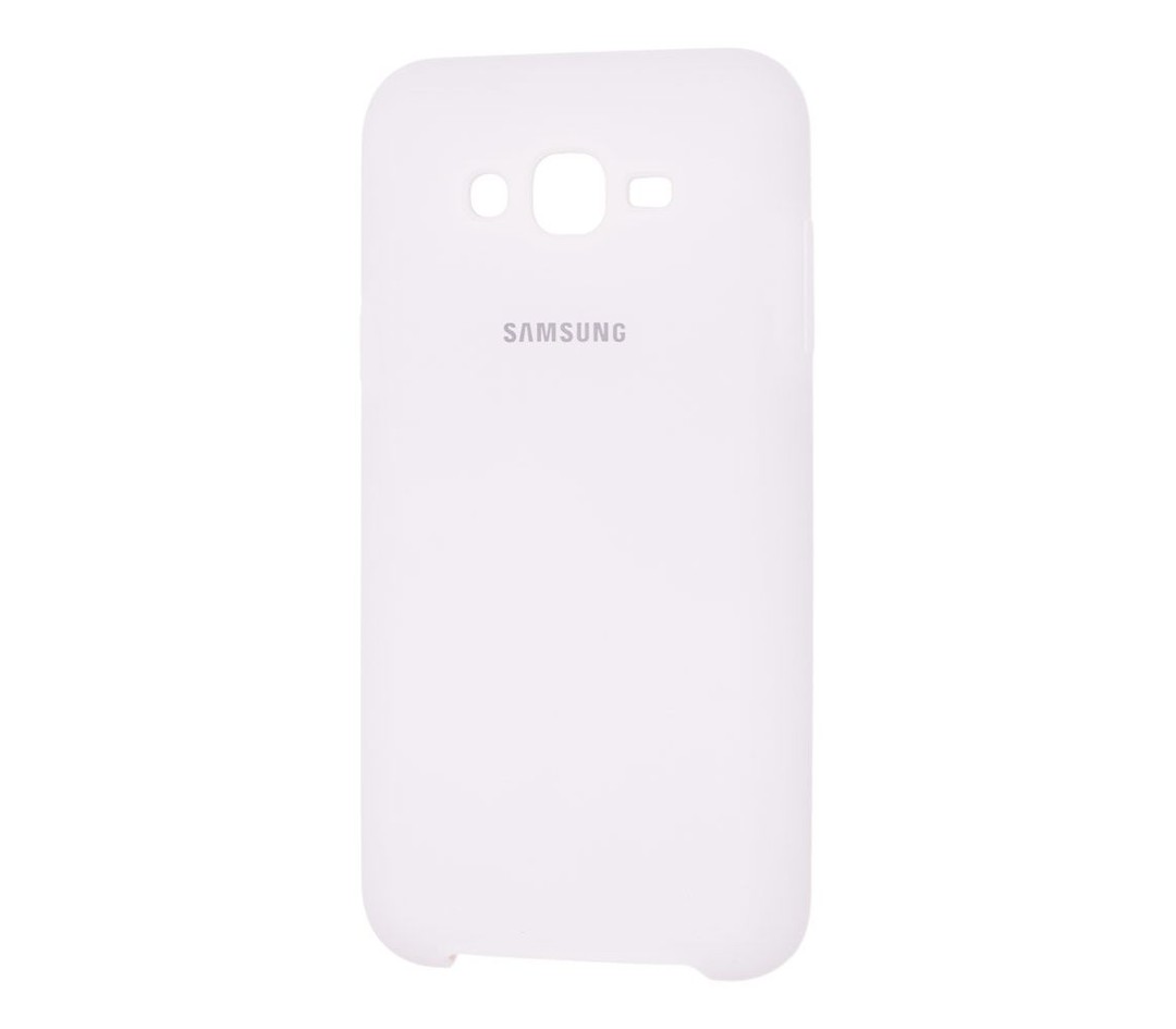 Накладка Silicone Case для Samsung J7 (2015) J700 / J7 Neo J701 (White)-0