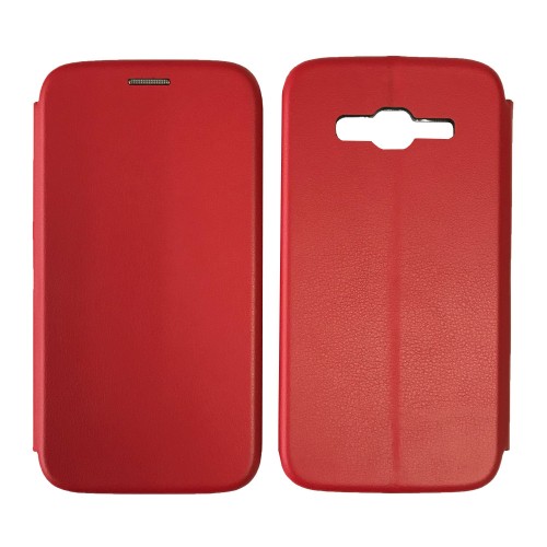 Книжка Premium для Samsung J7 (2015) J700 / J7 Neo J701 червона-0