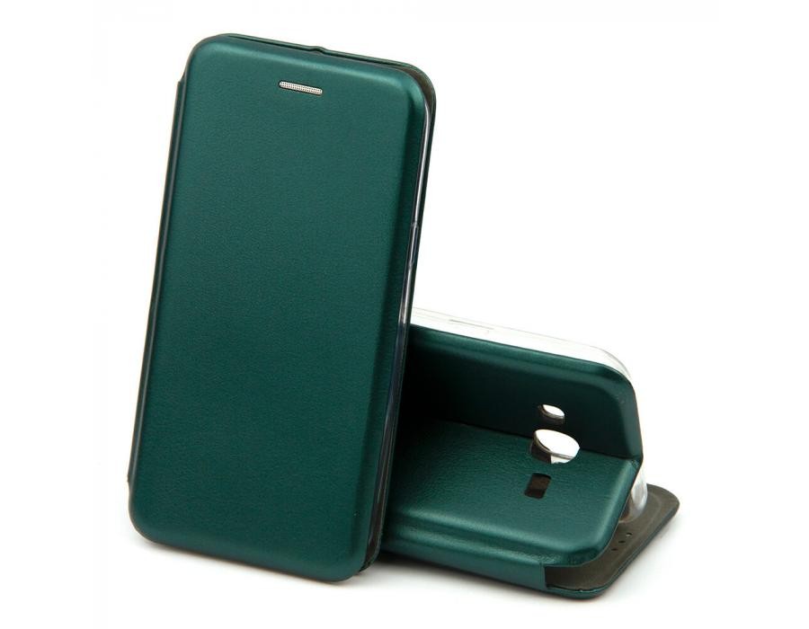 Книжка Premium для Samsung J7 (2015) J700 / J7 Neo J701 темно-зелена-0