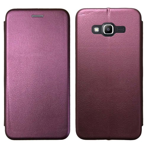 Книжка Premium для Samsung J2 Prime/Grand Prime бордова-0