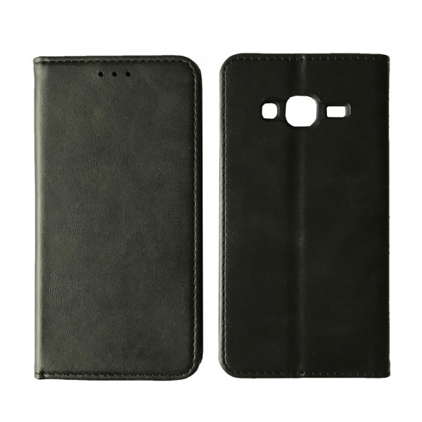Книжка Black TPU Magnet для Samsung J5 (2015) J500 Чорна-0