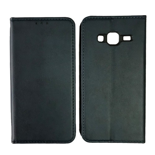 Книжка Black TPU Magnet для Samsung J7 (2015) J700/J7 Neo J701 Синя-0