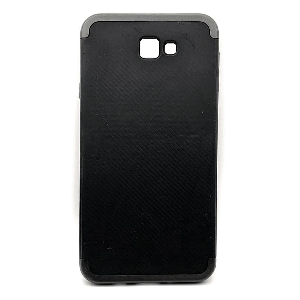 Накладка iPAKY "Карбон" для Samsung J7 Prime G610F чорний-0