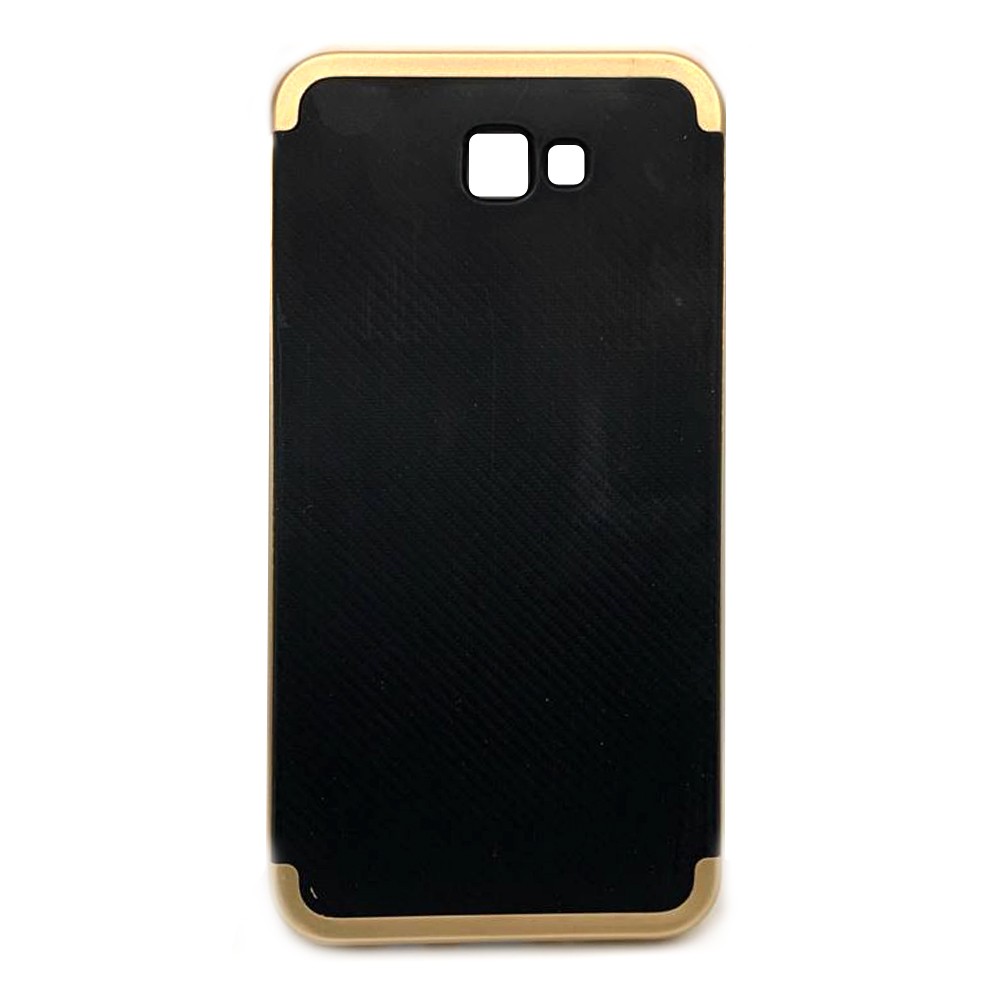 Накладка iPAKY "Карбон" для Samsung Galaxy J7 Prime G610F золото-0