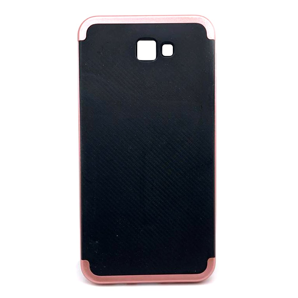 Накладка iPAKY "Карбон"для Samsung Galaxy J7 Prime G610F рожевий-0