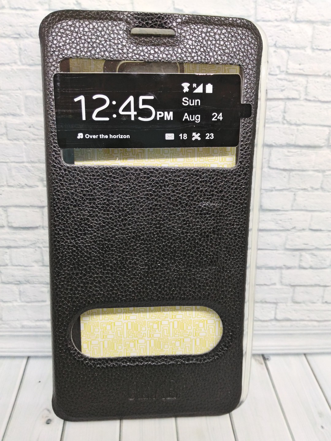 Книжка Two Windows для Samsung Galaxy J7 Prime G610F чорна-0