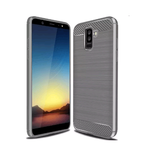 Накладка Ultimate Experience для Samsung J8 (2018)/A6 Plus сіра-0
