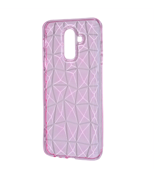 Накладка для Samsung Galaxy J8 2018 (J810F)/A6 Plus Prism Series Case (TPU) рожева-0