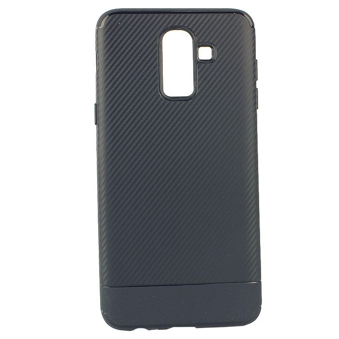 Накладка Carbon line для Samsung J8 (2018)/A6 Plus (Синій)-0
