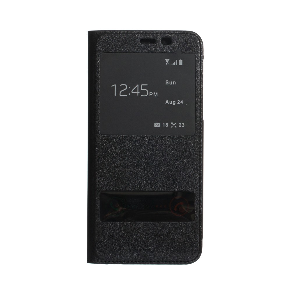 Книжка для Samsung J8 2018 / A6 plus (Чорна)-0