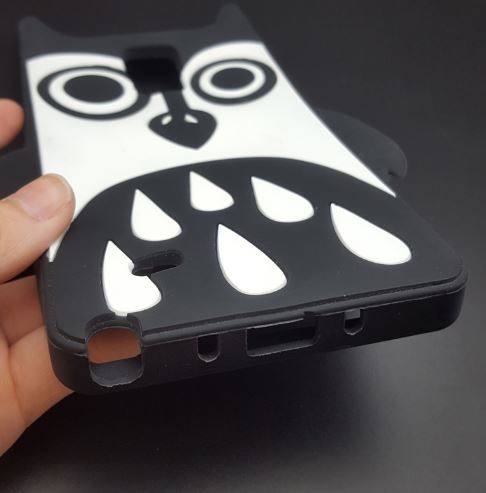 Накладка TOYS для Samsung Note 4 N9100 Сова 3D-1