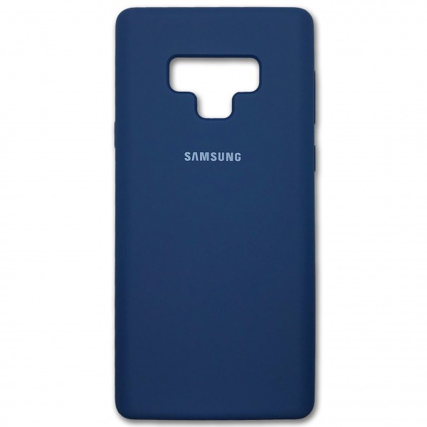 Накладка Silicone Cover для Samsung Note 9 Blue-0
