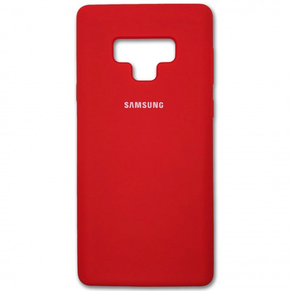 Накладка Silicone Cover для Samsung Note 9 Red-0