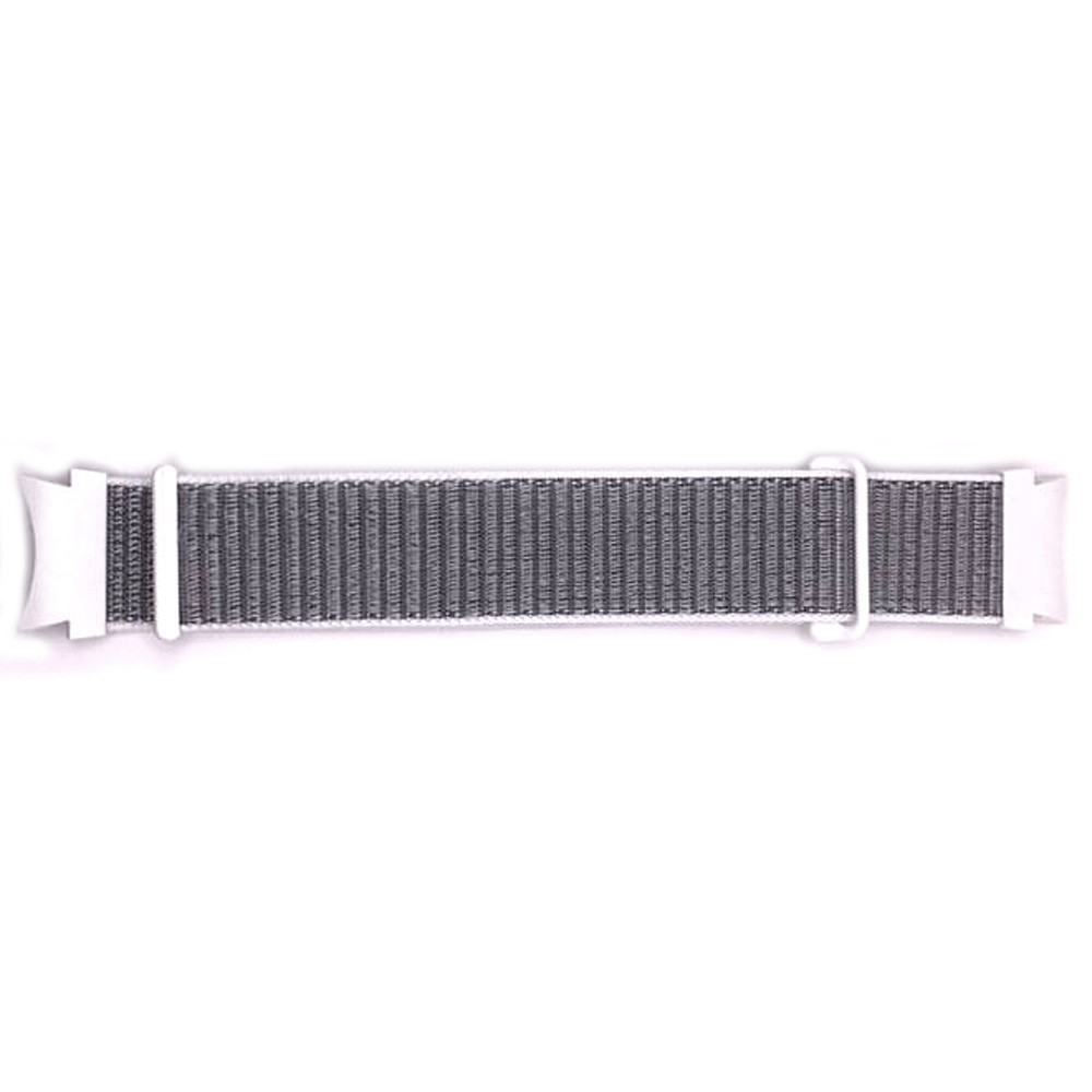 Ремінець Nylon для Samsung Watch 4 / Watch 5 20 mm (White/grey)-0
