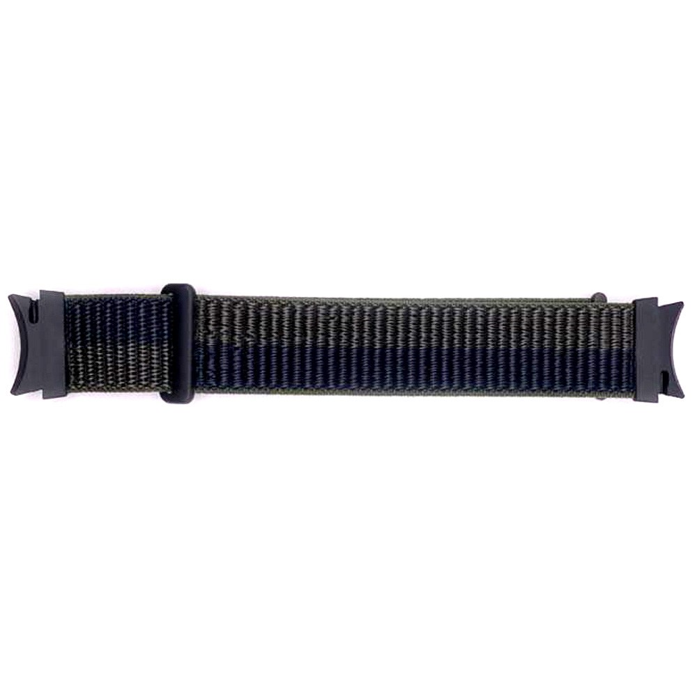 Ремінець Nylon для Samsung Watch 4 / Watch 5 20 mm Multicolor (Black/green)-0
