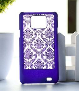 Накладка пластикова для Samsung S2 I9100/9105 Ловець снів фіолетовий-0