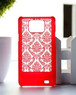 Накладка пластикова для Samsung S2 I9100/9105 Ловець снів червоний-0